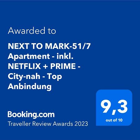 Next To Mark-51/7 Apartment - Inkl. Netflix + Prime - City-Nah - Top Anbindung Μπόχουμ Εξωτερικό φωτογραφία
